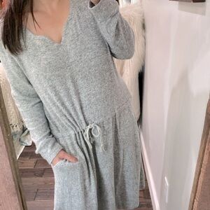 Soft Surroundings grey knit dress size XLarge